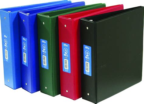 5 inch 3 ring Landscape View Binder is great for use as a set to organize home paperwork, important documents, tax papers, classroom projects or to organize information for multiple meeting attendees and more. . Binder inches